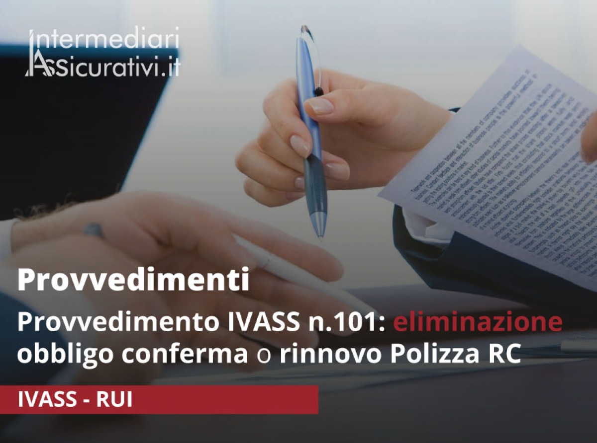provvedimento-ivass-n-101-eliminazione-obbligo-conferma-o-rinnovo-polizza-rc